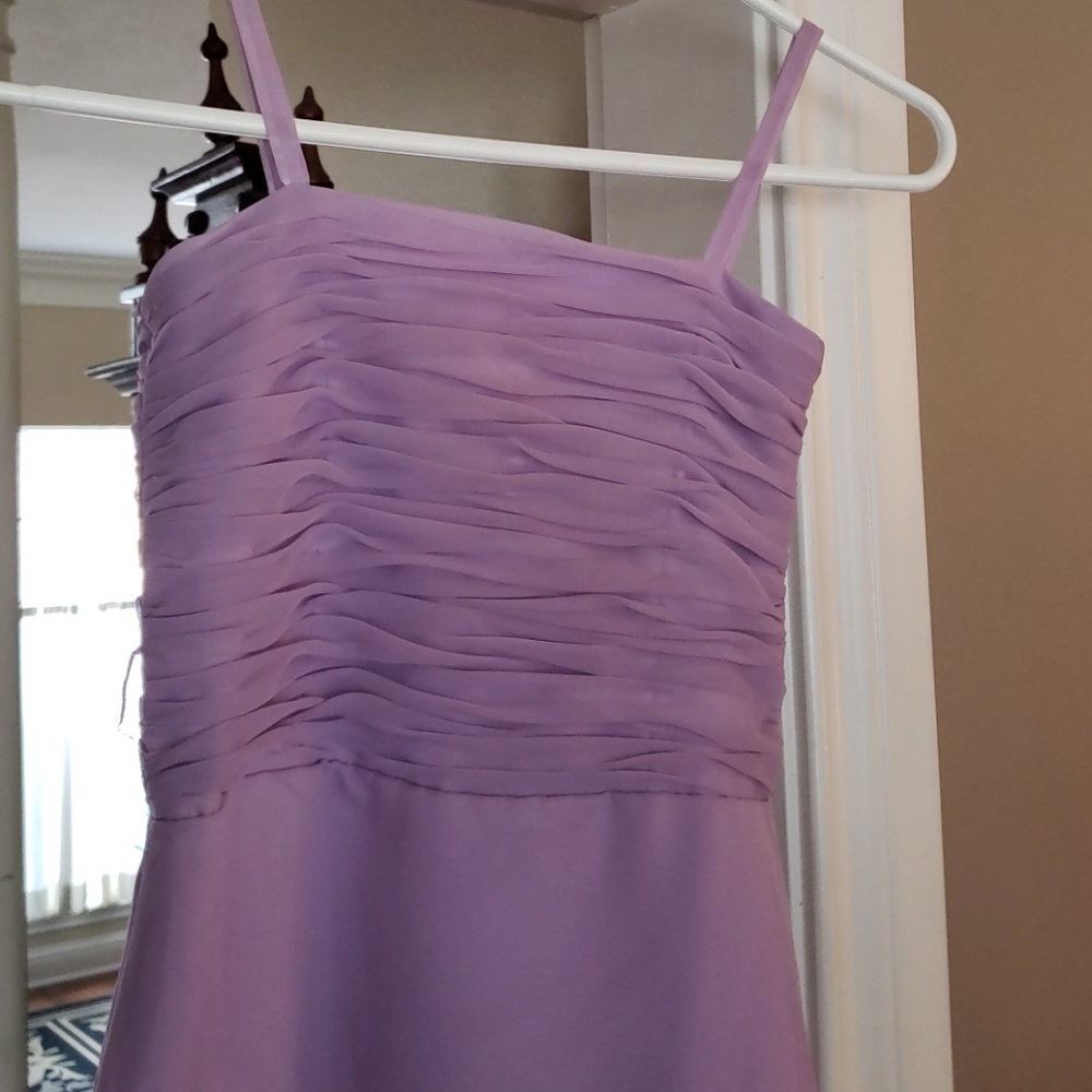 lavendar flower girl formal dress